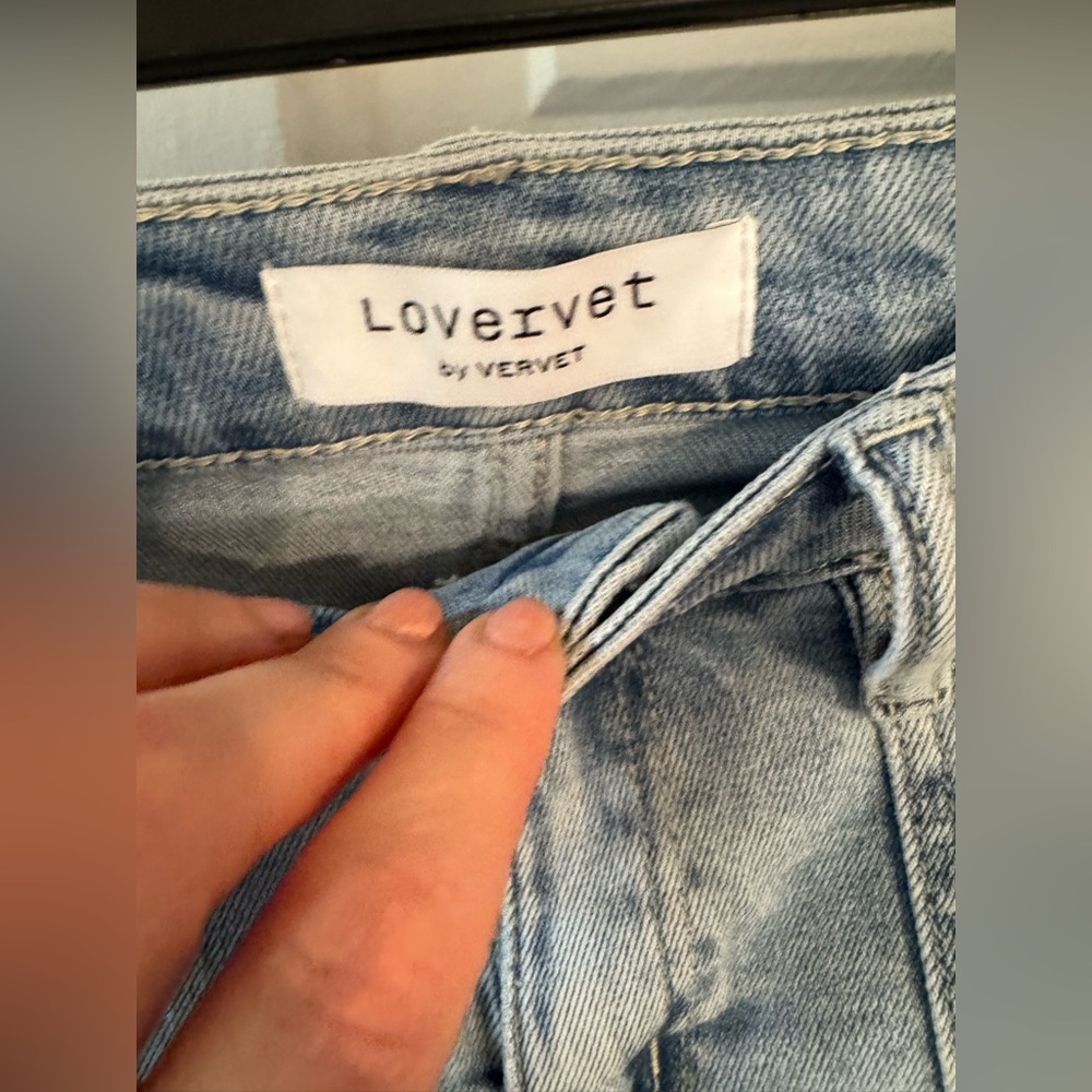 Lovervet by Vervet Cargo Pocket Wide Leg Jeans Size 28 - Picture 2 of 7